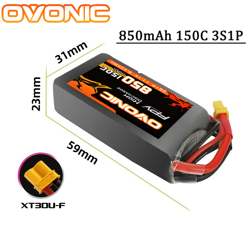 Akumulator Lipo OVONIC 150C 85 – Drone Battery 3S recenzja i cena