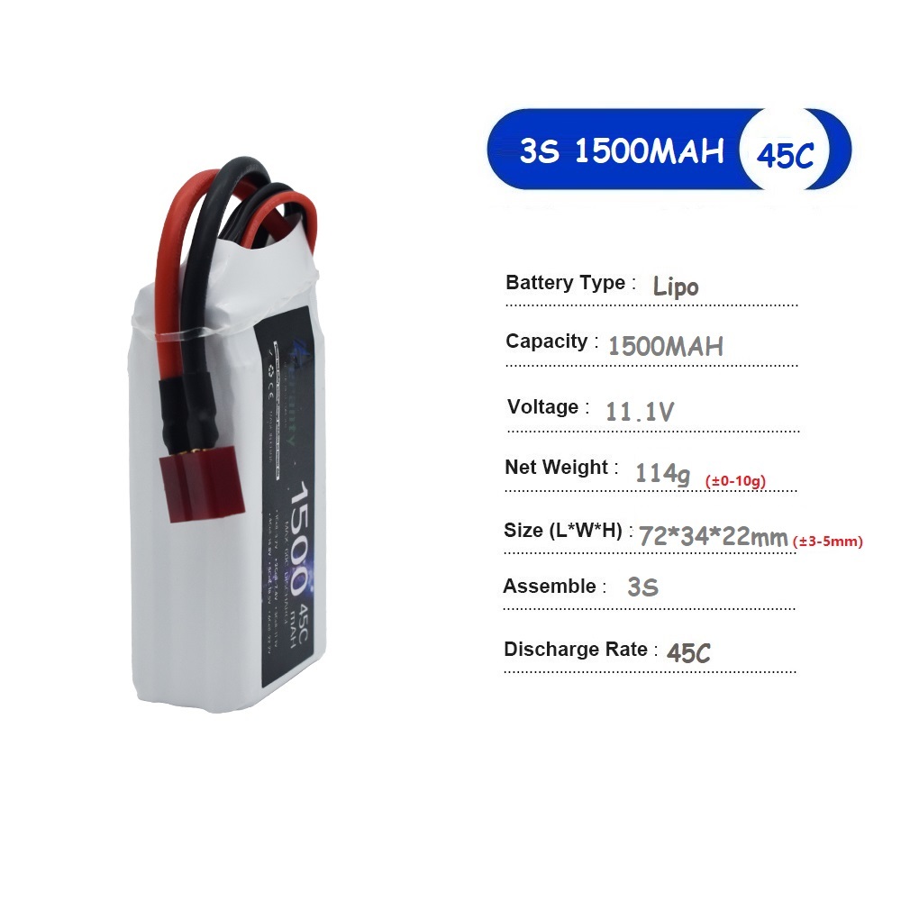 Akumulator LiPo 11,1V 3S 1500m – Drone Battery 3S recenzja i cena